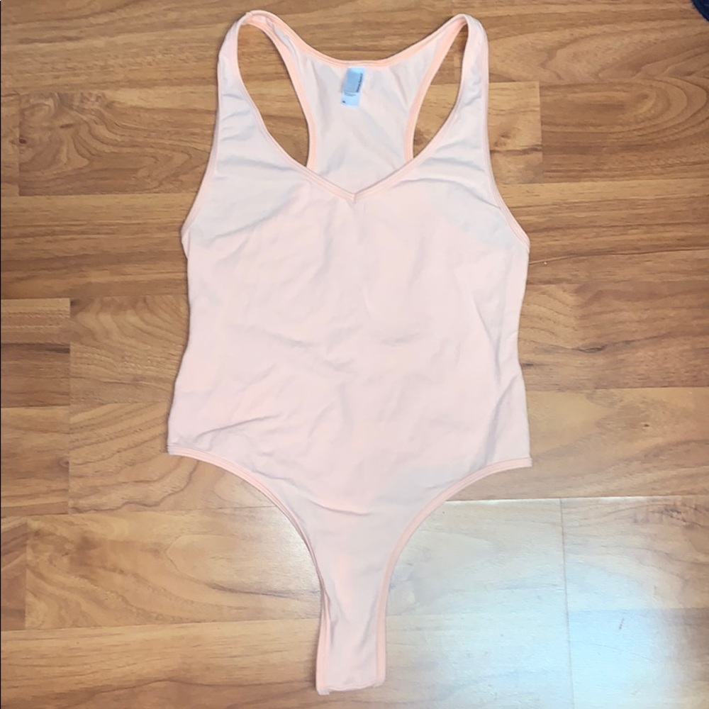 NWOT American Apparel Pink Bodysuit